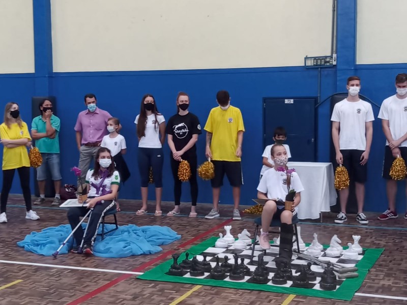 Recepção as campeãs!